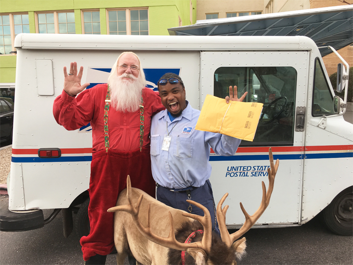 Santa with Mailman